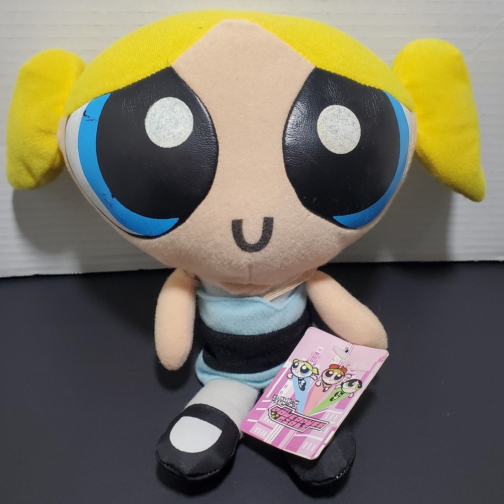 Powerpuff Girls Bubbles Plush‎ Vintage Cartoon Network Toy Connection With Tag